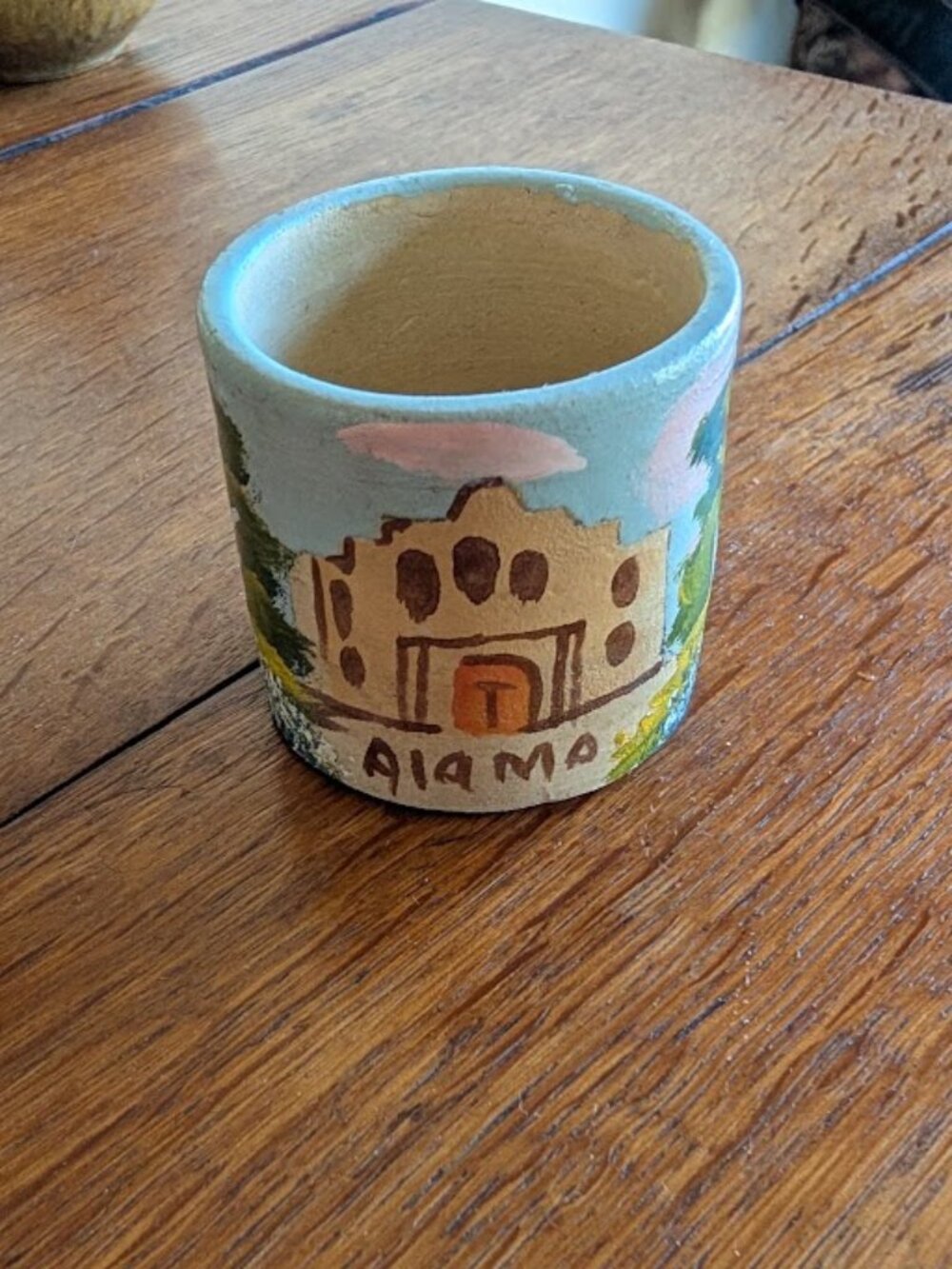 Alamo, Texas Vintage Shot Glass Toothpick Holder